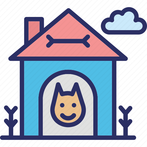 Dog house, dog kennel, dog shed, dog shelter icon - Download on Iconfinder