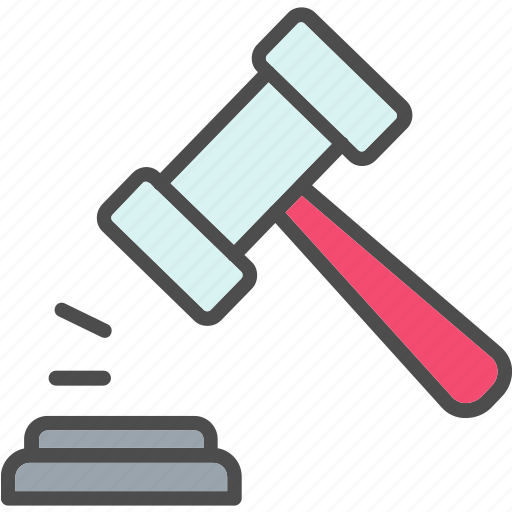 Auction, court, gavel, justice, law, icon icon - Download on Iconfinder