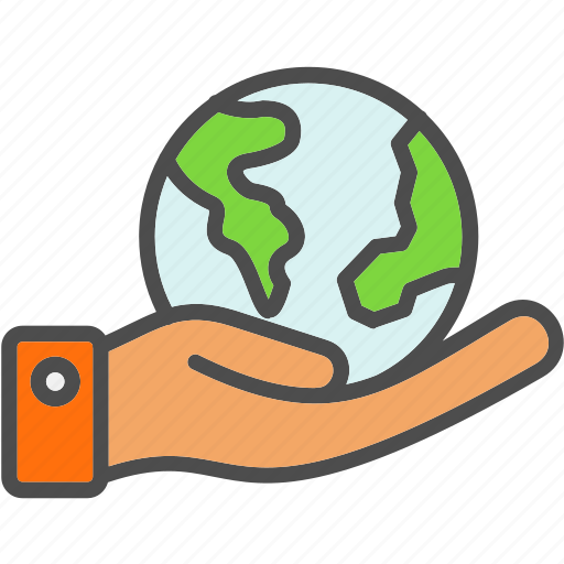 Business, global, hand, service, world, icon icon - Download on Iconfinder