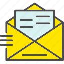 email, envelope, letter, mail, message, newsletter, icon