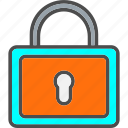 lock, locked, private, secure, icon