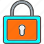 lock, locked, private, secure, icon 