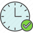 on, time, assurance, clock, timer, icon