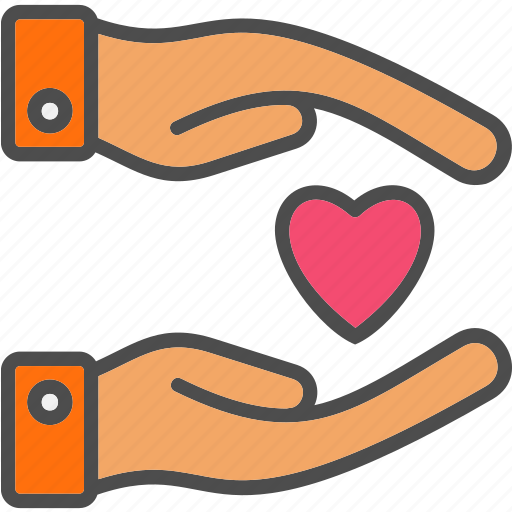 Loyalty, hands, heart, care, in, love, icon icon - Download on Iconfinder