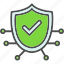 protected, sheild, security, antivirus, anti, virus, protection, shield, icon 