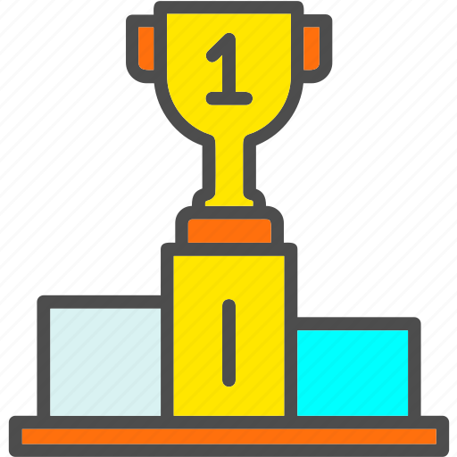 Trophy, ist, prize, one, 1, position, competition icon - Download on Iconfinder