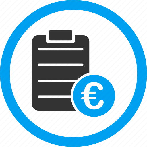 Certificate, commerce, contract, euro, finance, prices, purchase order icon - Download on Iconfinder