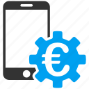 bank, configure, mobile, euro, smartphone, system, european 