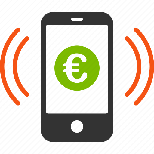 Deposit, euro, european, income, payment, balance, mobile icon - Download on Iconfinder