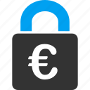 euro, european, lock, password, private, protection, safe