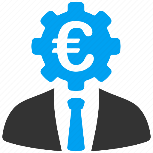 Banker, economist, euro, european, finance, clerk, commersant icon - Download on Iconfinder
