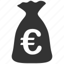 bag, euro, european, finance, money, payment, treasury