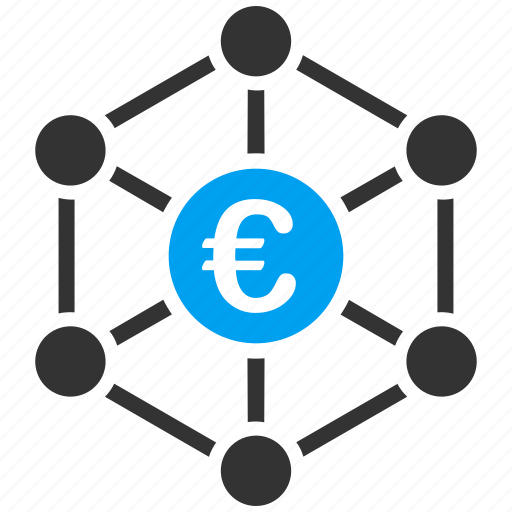 Bank network, banking activity, business center, connections, euro, marketing, money transactions icon - Download on Iconfinder