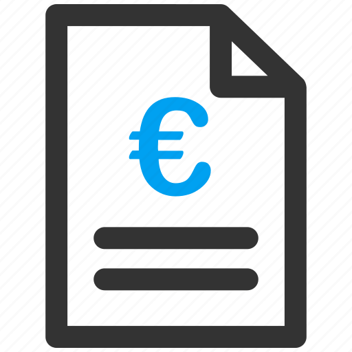 Business, euro, european, invoice, price list, listing, marketing icon - Download on Iconfinder