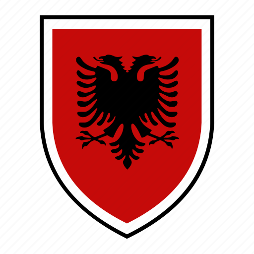 Albania, country, europe, flag, identity, nation, world icon - Download on Iconfinder