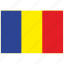europe, flag, romania 