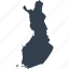 europe, finland, map, world 