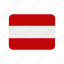 austria, flag, nation, location, national, marker 
