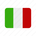 italy, flag, italian, landmark, world, location
