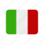 italy, flag, italian, landmark, world, location 