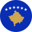 kosovo, country, flag 