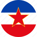 yugoslavia, country, flag