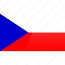 czech, flag, republic, country, europe