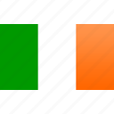 flag, ireland, country, europe