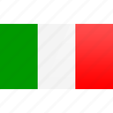 flag, italy, country, europe