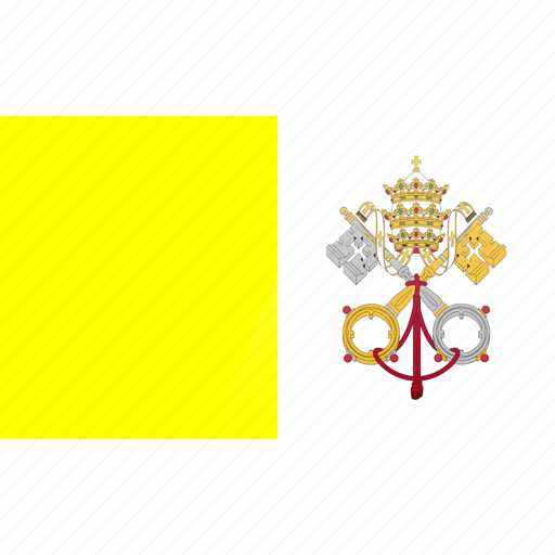 flag, vatican, country, europe 