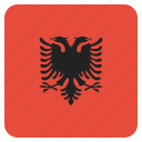 albania, flag
