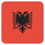 albania, flag 