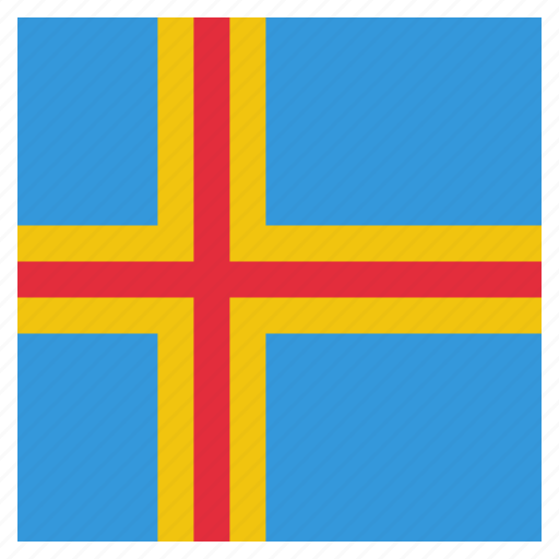 Aland, country, flag, national icon - Download on Iconfinder