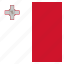 country, european, flag, malta, national 