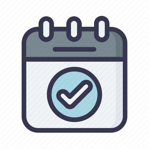 Calendar, event, party, apply, success icon - Download on Iconfinder