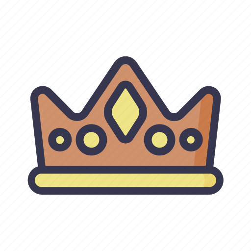Crown, king, queen, decoration, party icon - Download on Iconfinder