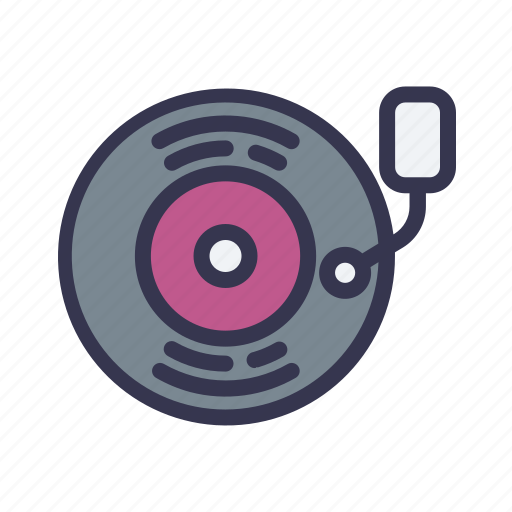 Vinyl, disk, disco, music, party icon - Download on Iconfinder