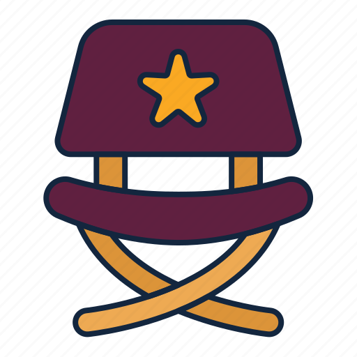 Chair, star, theatre, event, artist, rest icon - Download on Iconfinder