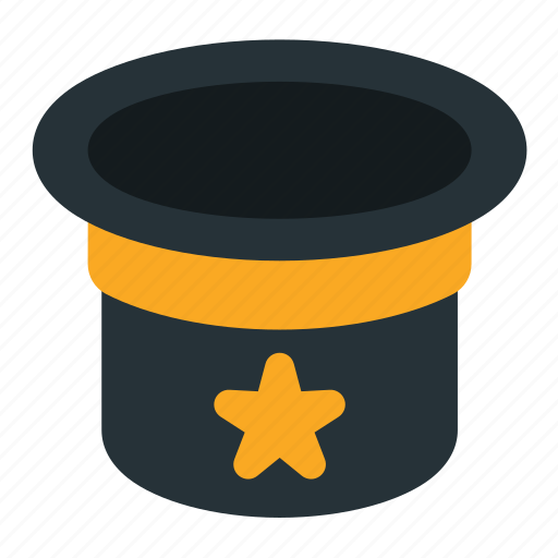 Hat, magic, accessories, artist, star icon - Download on Iconfinder