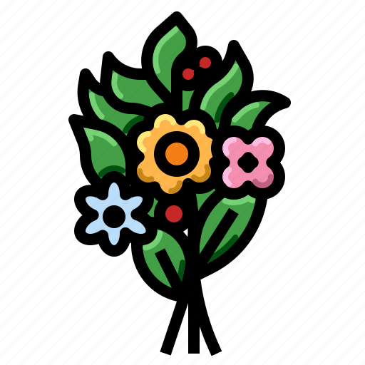 Bouquet, flowers, fragrance, nature, plantation, rose icon - Download on Iconfinder