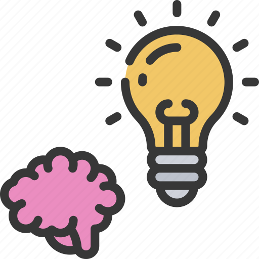 Creative, brain, creativity, lightbulb icon - Download on Iconfinder