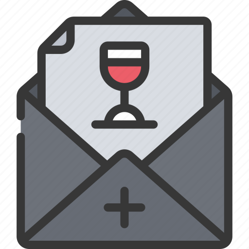 Event, invite, email, mail, wine icon - Download on Iconfinder