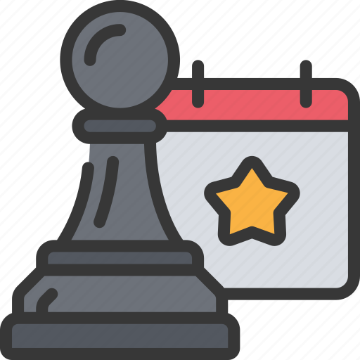 Event, strategy, chess, chesspiece, pawn, calendar icon - Download on Iconfinder