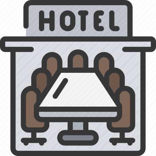 Hotel, board, room, meeting, table, discussion icon - Download on Iconfinder