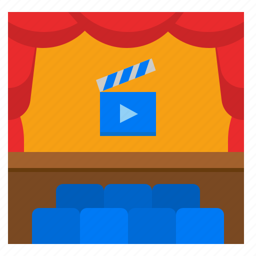 Cinema, theater, stage, entertainment, theatr icon - Download on Iconfinder