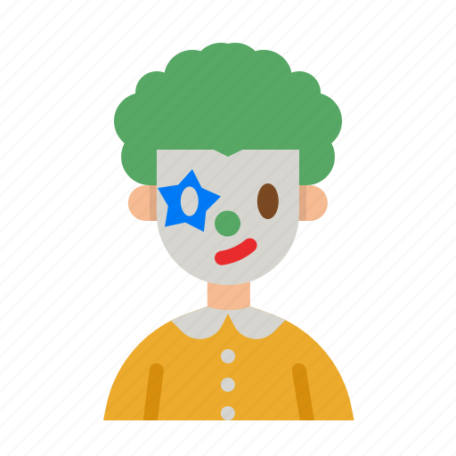 Clown, character, birthday, entertainment, user icon - Download on Iconfinder
