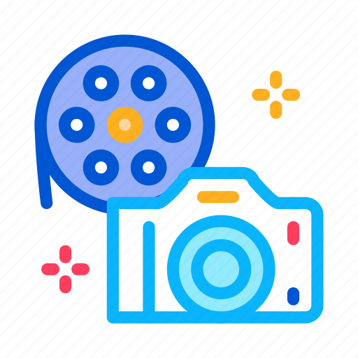 Camera, concert, delivery, film, party, planning, travel icon - Download on Iconfinder