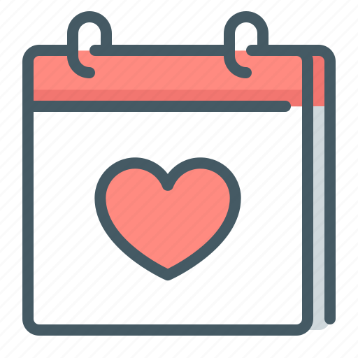Event, calendar, valentines, heart, love, valentines day icon - Download on Iconfinder
