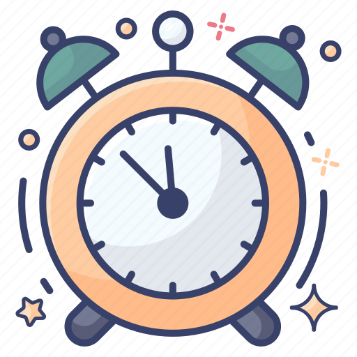 Alarm clock, alert, clock, ringing clock, timer icon - Download on Iconfinder