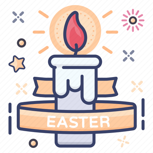 Burning candle, candle, candle flame, candle light, paraffin icon - Download on Iconfinder